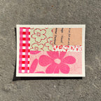 single collage card