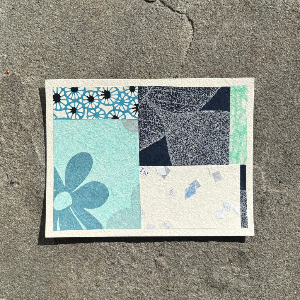 single collage card