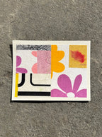 single collage card